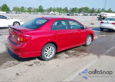 2010 Toyota Corolla S z USA, uszkodzony, nr VIN 2T1BU4EEXAC324489
